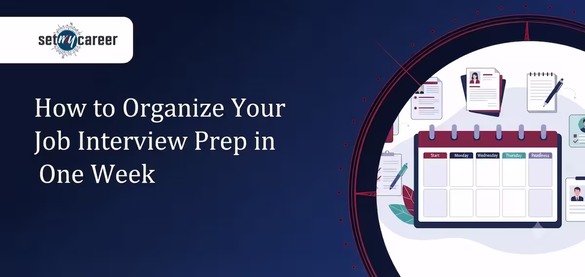 How to Organize Your Job Interview Prep in One Week